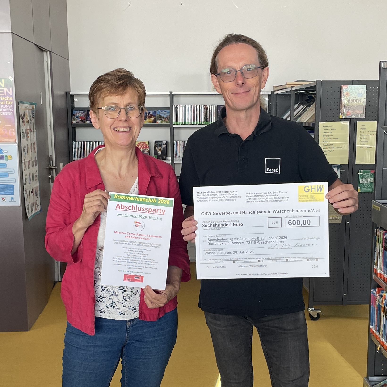Sommerleseclub 2026 GHW-Spende